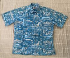 Used, Vintage Reyn Spooner Hawaiian Shirt Men's XL Reverse Print Doheny Beach Surf Ski for sale  Shipping to South Africa