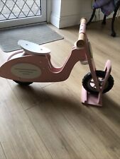 Little Town Wooden Balance Bike (pink) max weight approx 20kg for sale  Shipping to South Africa