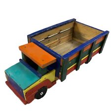 Usado, Camión de madera de colección juguetes de madera raros antiguos segunda mano  Embacar hacia Argentina
