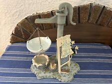 Yankee Candle Wax Warmer Styled Water Pump, Wash Board, Flower Pot, Clothespins, used for sale  Shipping to South Africa