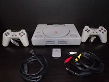 Consola oficial Sony PlayStation 1 FAT PS1 con 2 controladores y tarjeta de memoria, usado segunda mano  Embacar hacia Argentina