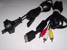 Cable de alimentación y AV genuino para Playstation PS1 PS2 PS3 Playstation segunda mano  Embacar hacia Argentina