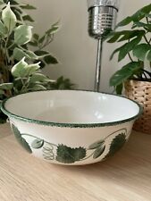 Poole Pottery Green Leaf Salad Fruit Serving Bowl Collectible Discontinued  for sale  GERRARDS CROSS