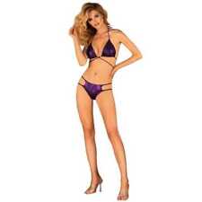 Bikini balitta violet d'occasion  Le Coudray