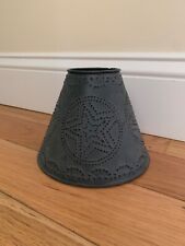 Punched tin lampshade for sale  Saco