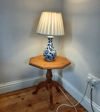 Vintage  Octagonal Pine Side Table / Lamp Table / Plant Table/ Wine Table, used for sale  Shipping to South Africa