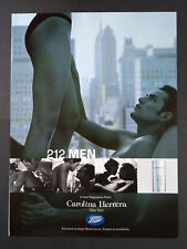Usado, 212 - Carolina Herrera - Fragrância masculina - Anúncio de revista #B4072 comprar usado  Enviando para Brazil