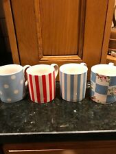 4 Cath Kidston Mug Set, used for sale  LYDNEY