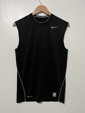 Regata Nike masculina L preta Pro Combat Core ajustada Dri Fit comprar usado  Enviando para Brazil