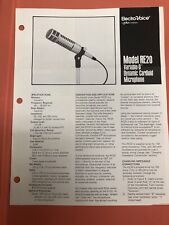 Manual electro voice for sale  Saint Louis
