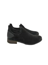 Diba True Slip On Loafer Women's 8 M Suede Leather Black Makeup Bootie New for sale  Shipping to South Africa