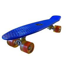 LandWalker Penny Board 22" Skate Completo Banana Cruiser Galaxy Azul 200 lb comprar usado  Enviando para Brazil