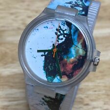 Galápagos Magno Bennett relógio de quartzo analógico unissex 30m arte plástico ~ bateria nova comprar usado  Enviando para Brazil