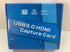Tarjeta de captura de audio y video 4K HDMI a USB 3.0 1080P 60 FPS para grabación de juegos segunda mano  Embacar hacia Argentina