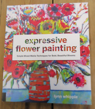 Expressive flower painting for sale  MATLOCK
