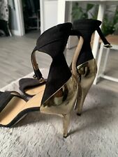 Black zara heels for sale  LONDON