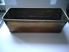 Vintage Copper Trough Planter  With Lion Head Ring Handles . for sale  CARNFORTH