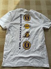 CAMISETA BLANCA NBA LA Lakers talla S Primark no 6 LeBron James segunda mano  Embacar hacia Argentina