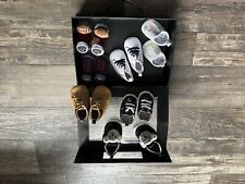 Sapatos para bebê menino ~ Lote de 5 pares ~ Tamanhos 0-3 meses.   Sapatos para berço comprar usado  Enviando para Brazil