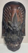 Extraordinary Vintage Filipino/Philippine Ifugao hand carved Tribal Wood Mask, used for sale  Shipping to South Africa