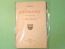 Antigone sofocle traduzione usato  Comiso