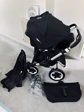 Bugaboo donkey Double DUO Twin - Alu Frame & Black REFURBISHED Donkey3 Hoods, used for sale  Shipping to South Africa