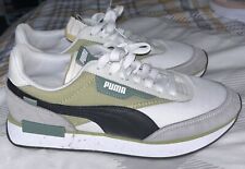 Puma White/Kiwi/Green Future Rider Play On Trainers - Size UK 8 for sale  Shipping to South Africa