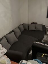 Couch sofa dunkel gebraucht kaufen  Nürnberg