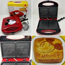Disney Mickey Mouse French Toast Hot Sandwich Maker Grill DCM-5  ✅TESTED WORKS! for sale  Shipping to South Africa