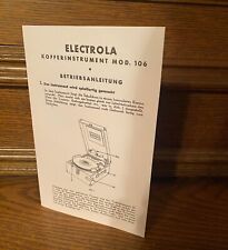 Grammophon electrola 106 gebraucht kaufen  Bersenbrück