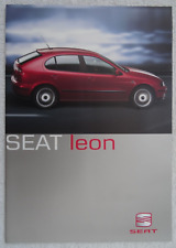 Seat leon brochure for sale  BOURNEMOUTH