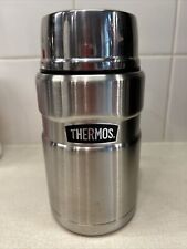 Thermos King: 24 Ounce Stainless Steel, Vacuum Insulated Hot/Cold Food Jar;, used for sale  Shipping to South Africa