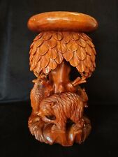 Carved wood stool for sale  Ceres