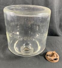 Used, ✨Vintage Antique Glass Kerosene Oil Coal Jug -Use Petroleo Solamente 8x5.5”✨ for sale  Shipping to South Africa