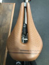 selle italia novus boost gravel saddle Ti 316 Rails Titanium Brown, used for sale  Shipping to South Africa
