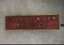 Girl Guide Coast and River Service Enamelled Badge - Vintage for sale  NEWTON STEWART