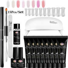 Kit de unhas de gel UV Meet Across Nail faça você mesmo construtor de unhas acrílico lâmpada UV extensão de cola, usado comprar usado  Enviando para Brazil