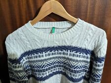 Mens benetton jumper for sale  LONDON