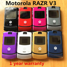 Teléfono Móvil Original Motorola RAZR V3 Abatible GSM Desbloqueado Bluetooth MP4 Video segunda mano  Embacar hacia Argentina