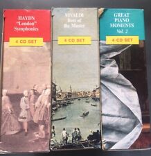 Conjuntos de caixas de CD: Vivaldi, Haydn e Great Piano Masters! Confira fotos! comprar usado  Enviando para Brazil