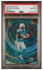 🔥2023 Panini Spectra De'Von Achane #160 Meta /25 Rookie Dolphins RC PSA 10 GEM for sale  Shipping to South Africa