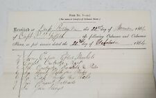 1864 ordnance receipt for sale  Cape Girardeau