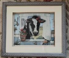 Vintage decoupage cow for sale  BARROW-IN-FURNESS