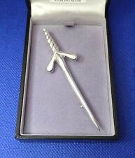 Boxed Sterling Silver Sword Kilt Pin Sgian Dubh Company 925 for sale  Shipping to South Africa