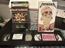 VINTAGE RARO Metallica 2 de One & Iron Maiden Video 45 VHS fita de vídeo OOP 1980’s comprar usado  Enviando para Brazil
