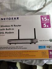 Netgear Wireless-N Router With Built In ADSL2+ Modem DGN2000, used for sale  Shipping to South Africa