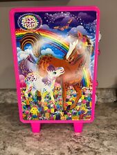 ¡Maleta Rodante Rara Vintage Lisa Frank Caballos Cazadores Arco Iris Rosa!!¡!, usado segunda mano  Embacar hacia Argentina