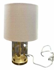Lâmpada de cilindro de vidro Kate Spade New York dourada bolinhas em excelente estado usado 19 polegadas sombra original, usado comprar usado  Enviando para Brazil