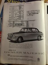 1962 advert daimler for sale  STANFORD-LE-HOPE
