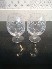 Crystal brandy pair for sale  Shipping to Ireland